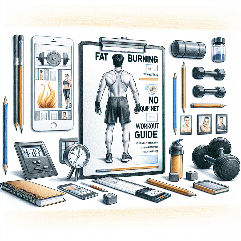 Colored-pencil illustration representing the topic: Fitness