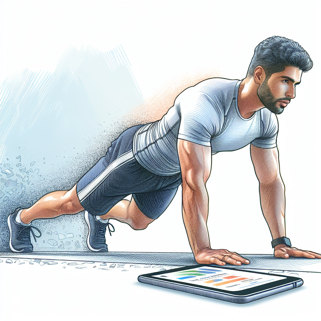 Colored-pencil illustration representing the topic: Fitness Training