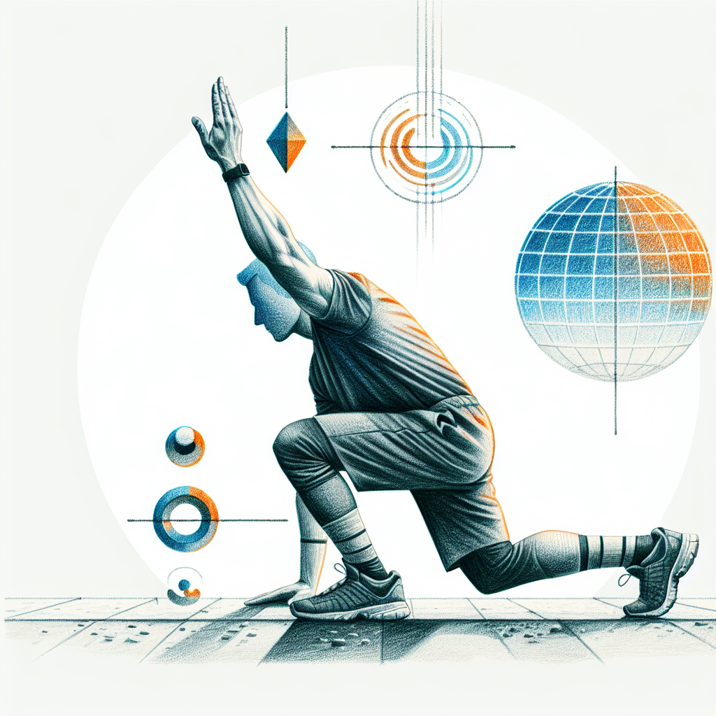 Colored-pencil illustration representing the topic: Fitness