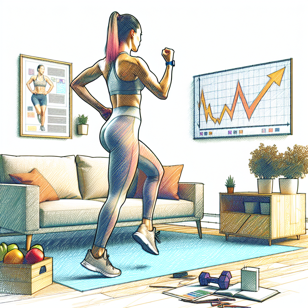 Colored-pencil illustration representing the topic: Fitness Programs