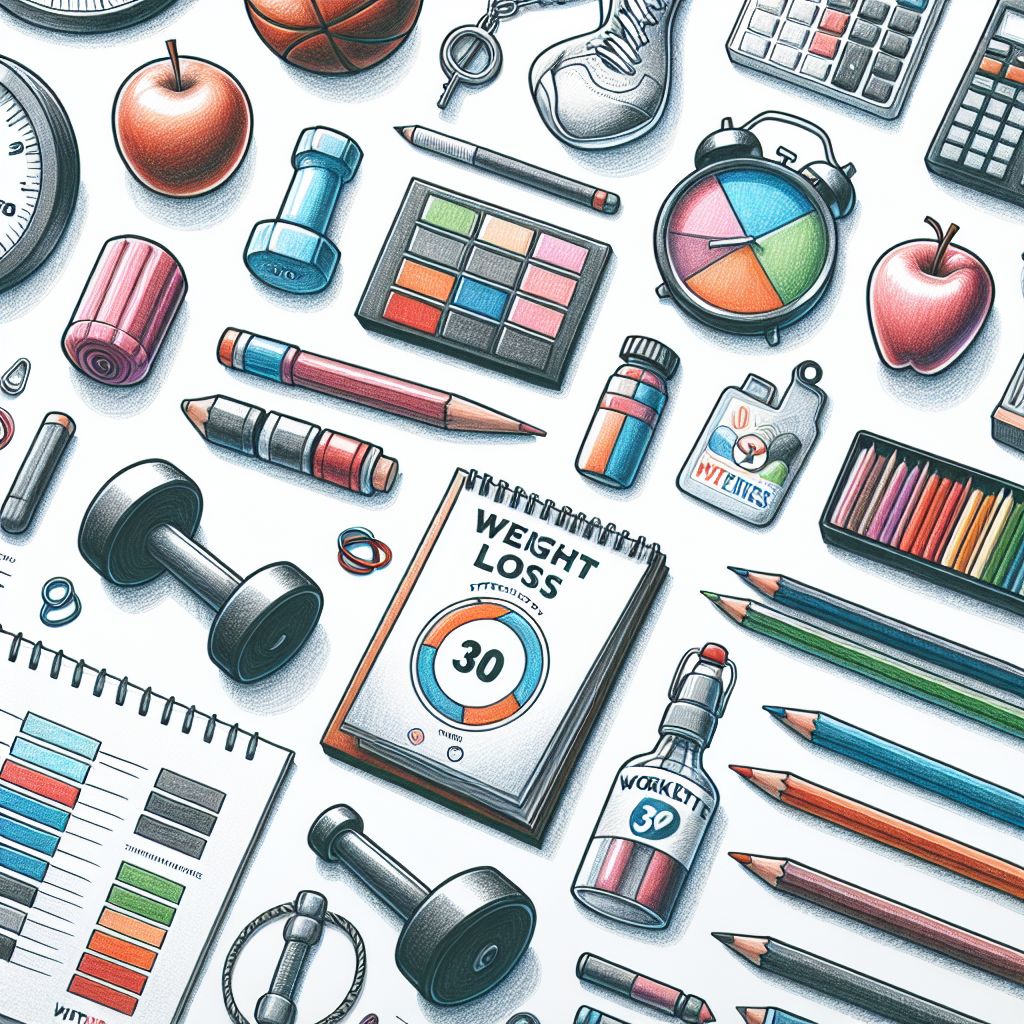 Colored-pencil illustration representing the topic: Fitness Programs