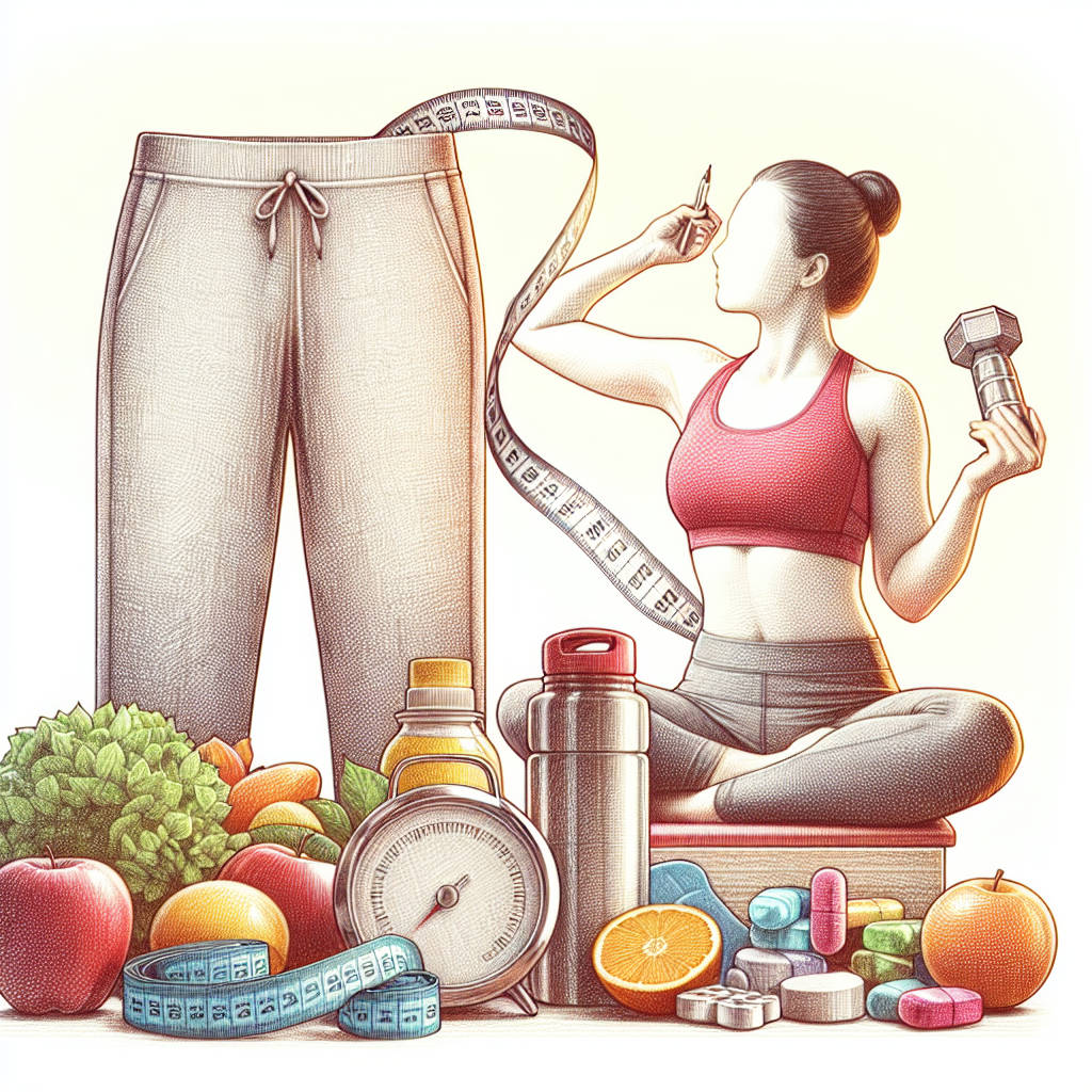 Colored-pencil illustration representing the topic: Fitness Advice
