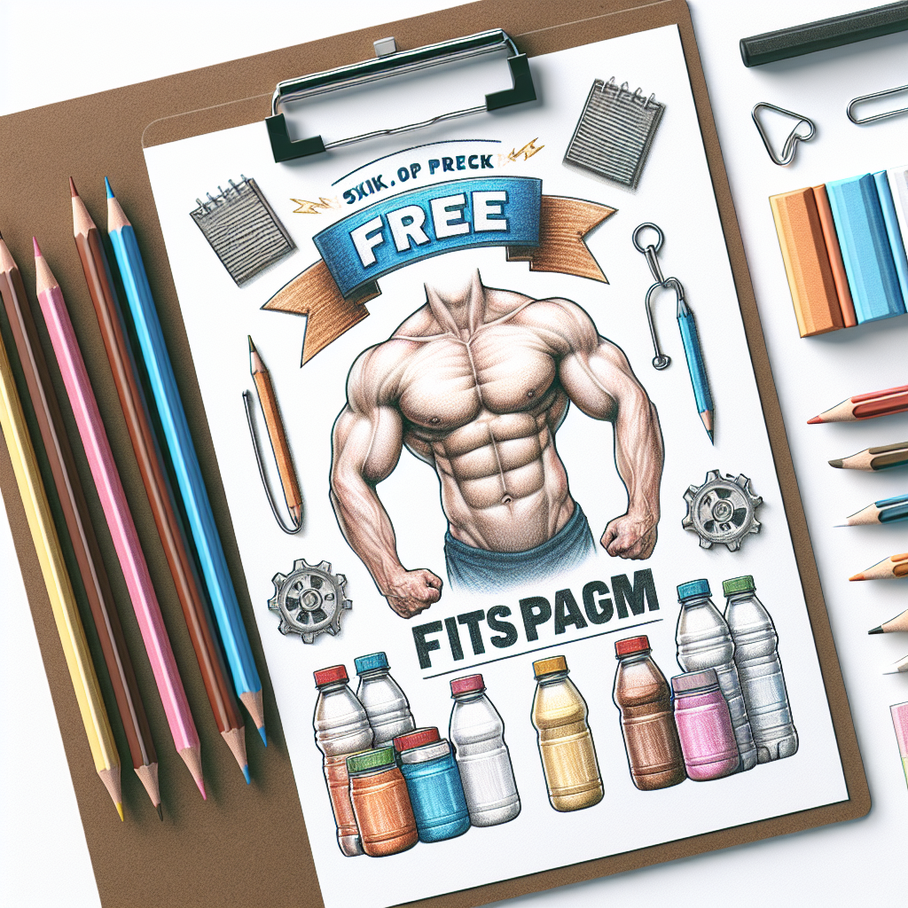 Colored-pencil illustration representing the topic: Fitness Programs