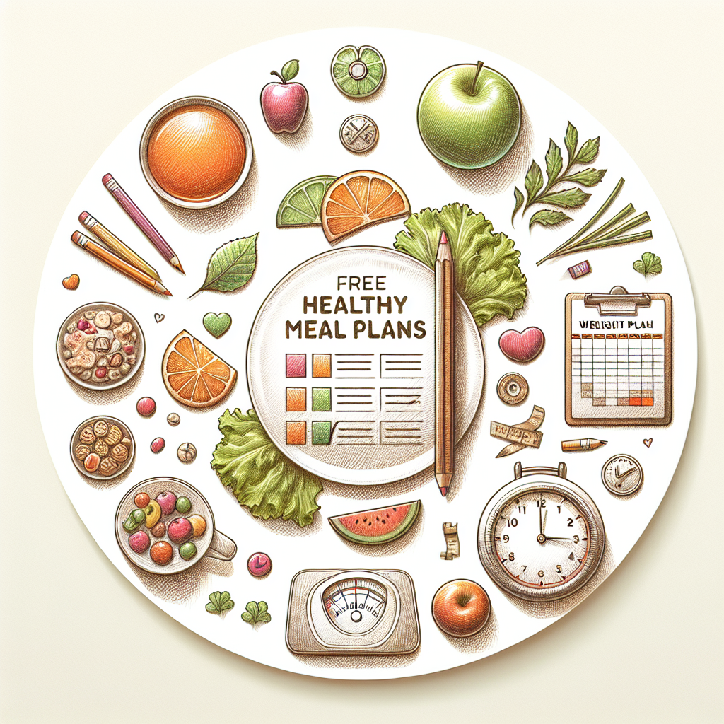 Colored-pencil illustration representing the topic: Weight Loss