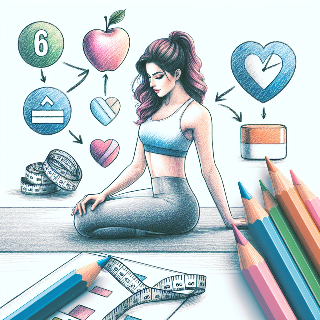 Colored-pencil illustration representing the topic: Weight Loss