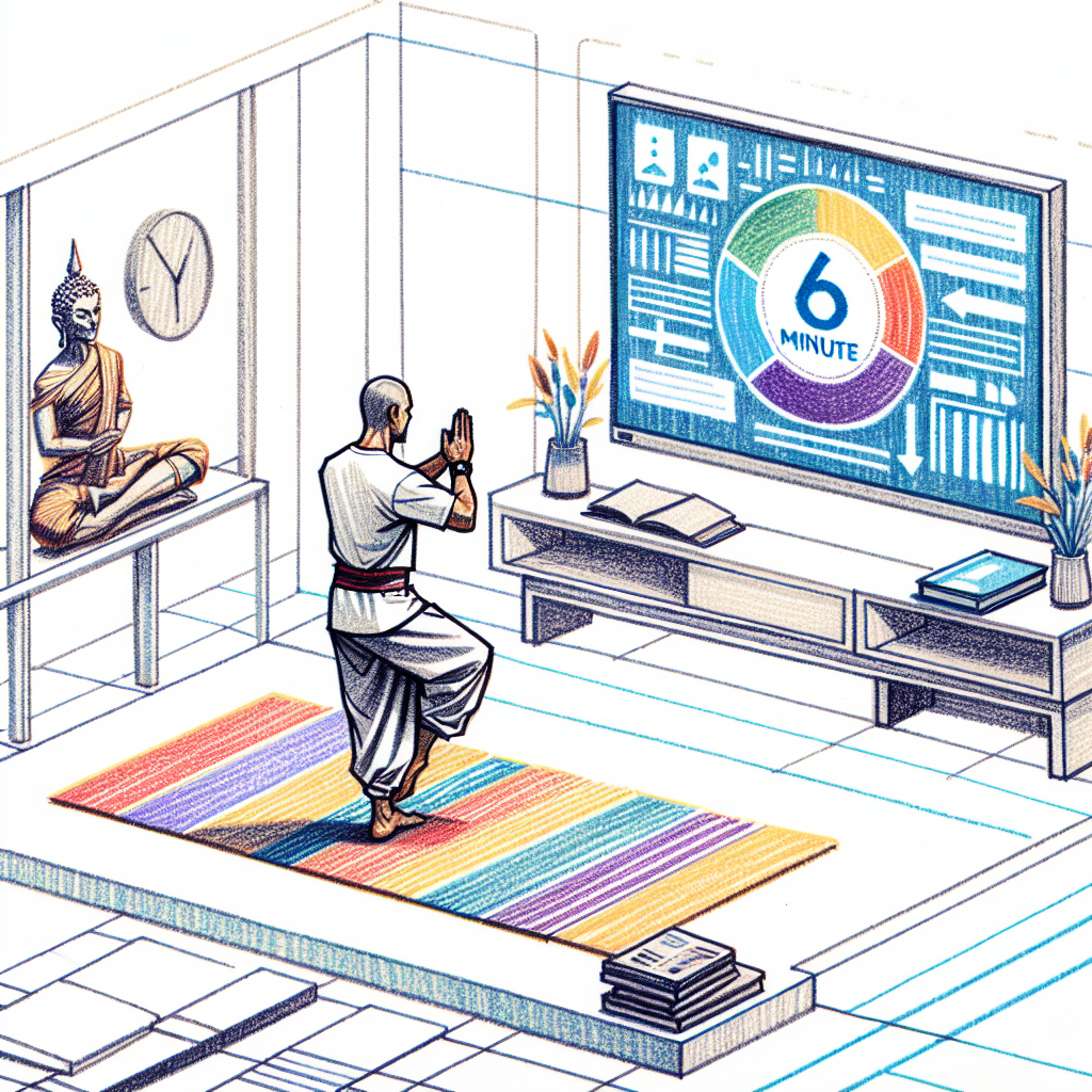 Colored-pencil illustration representing the topic: Fitness