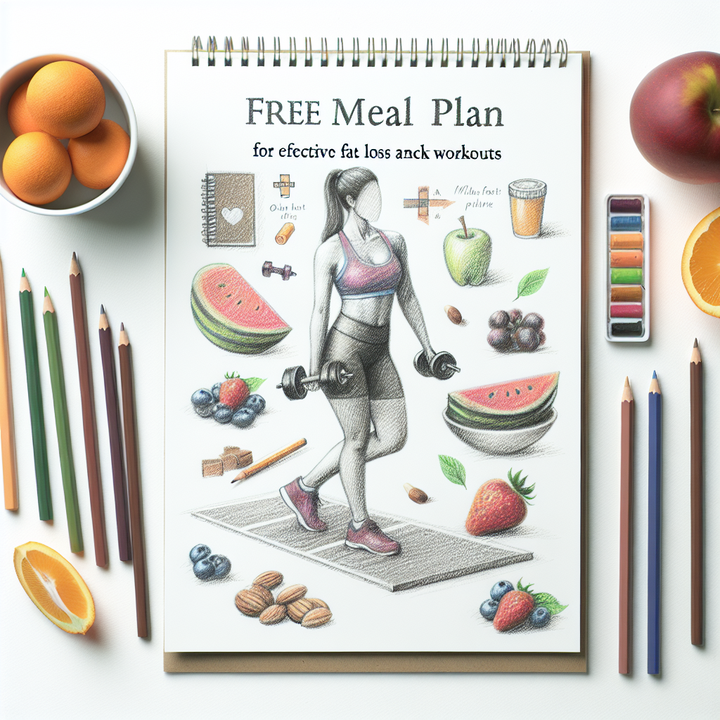 Colored-pencil illustration representing the topic: Weight Loss