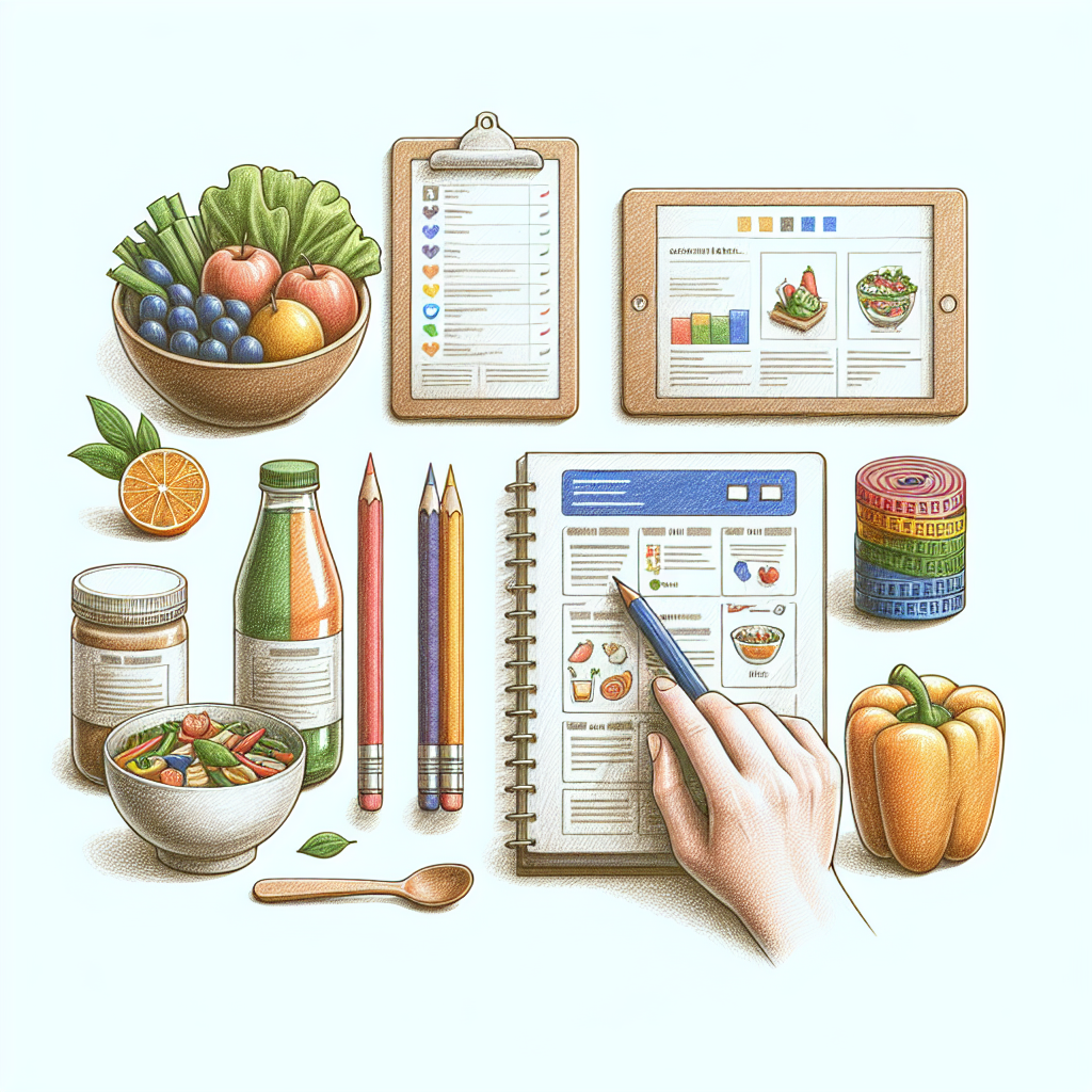 Colored-pencil illustration representing the topic: Weight Loss