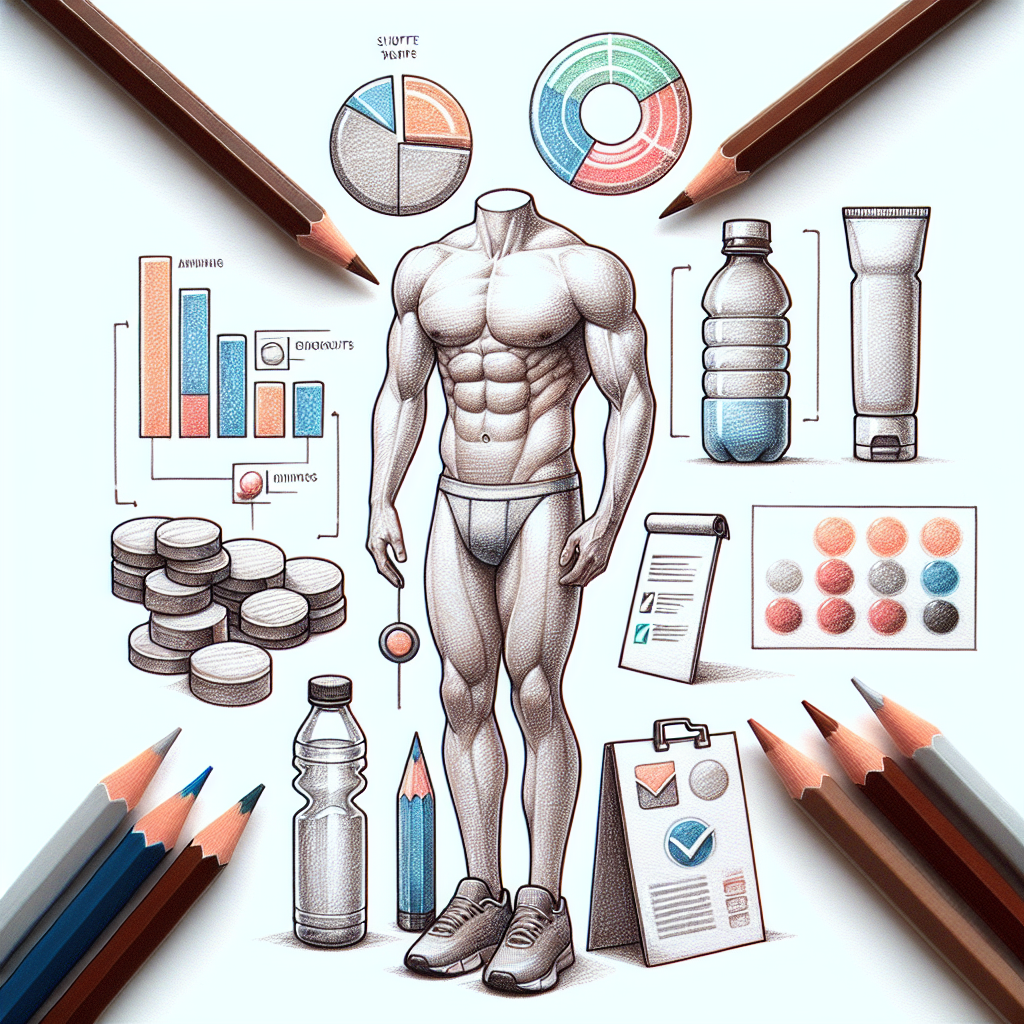 Colored-pencil illustration representing the topic: Fitness Training