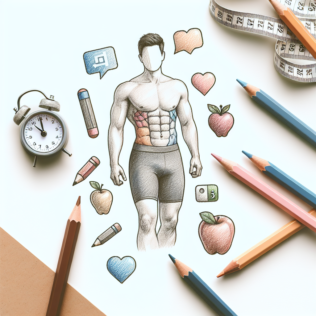Colored-pencil illustration representing the topic: Health and Wellness