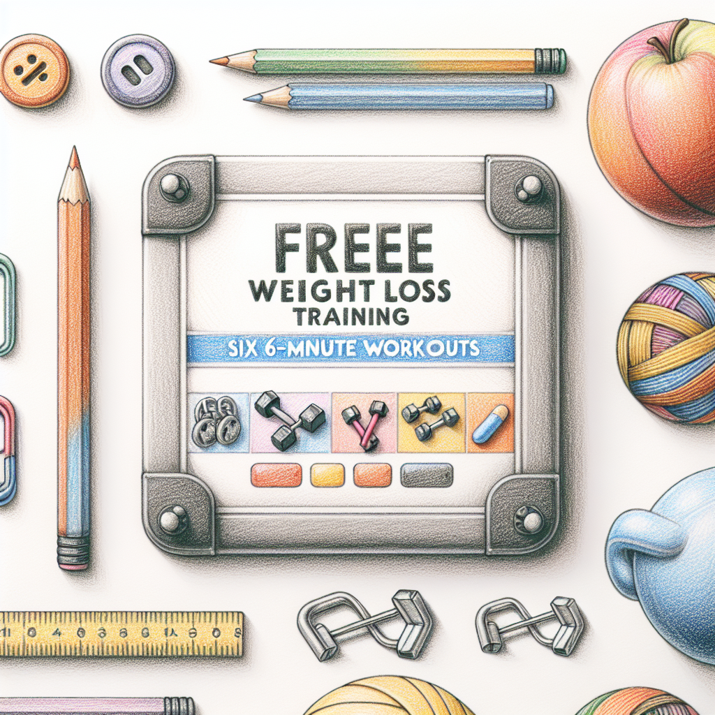 Colored-pencil illustration representing the topic: Weight Loss