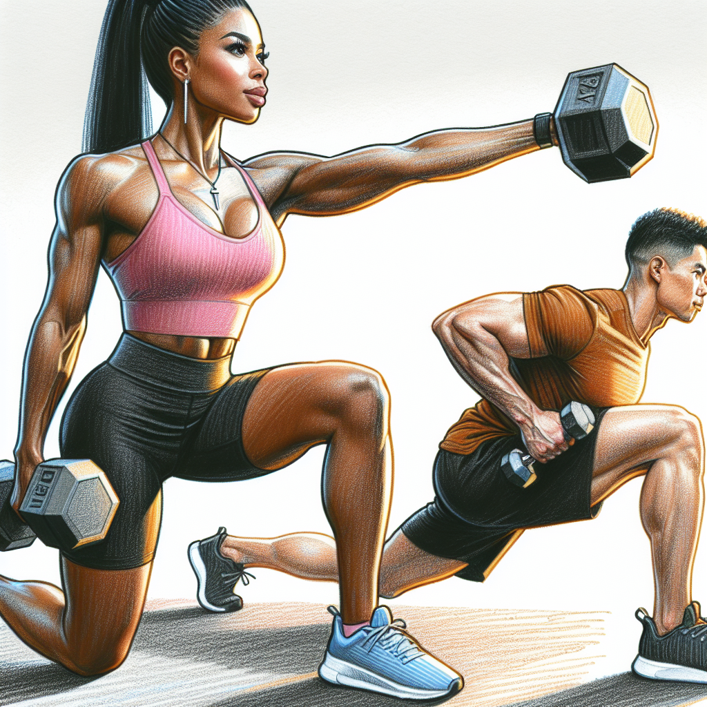 Colored-pencil illustration representing the topic: Fitness Programs