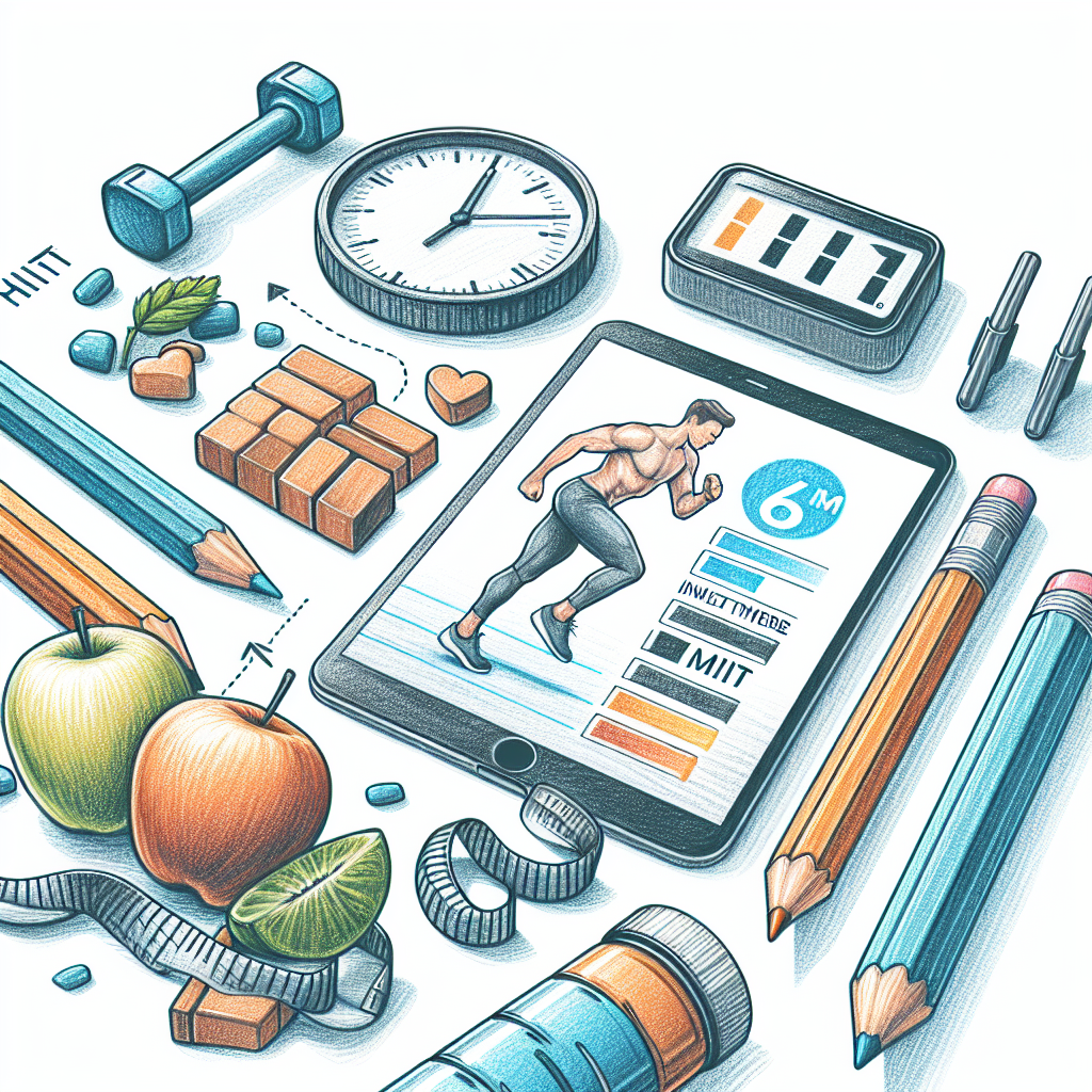 Colored-pencil illustration representing the topic: Fitness Programs