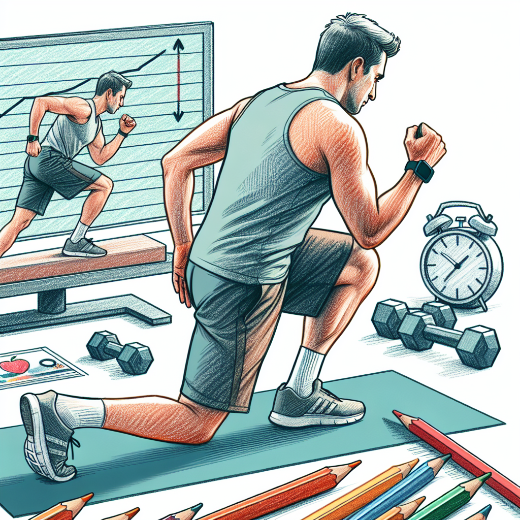Colored-pencil illustration representing the topic: Fitness and Health