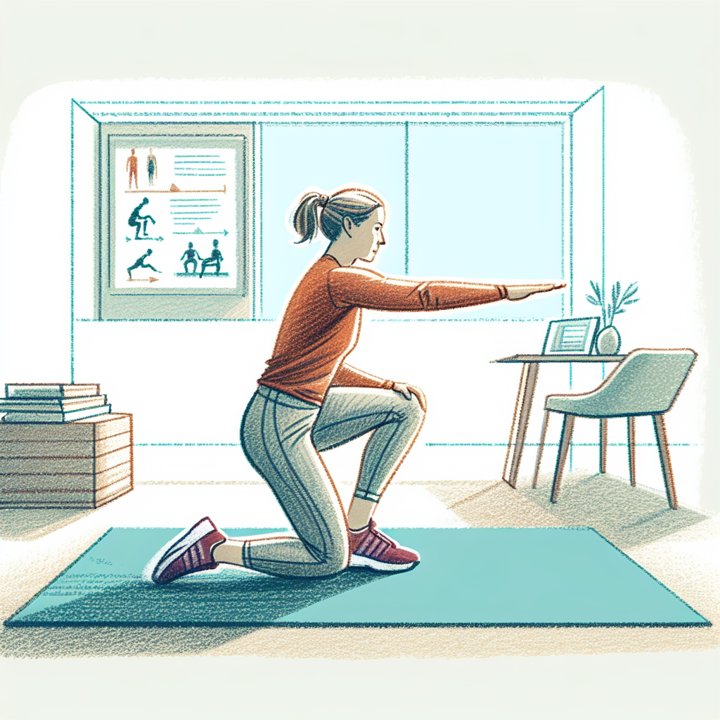 Colored-pencil illustration representing the topic: Fitness Training