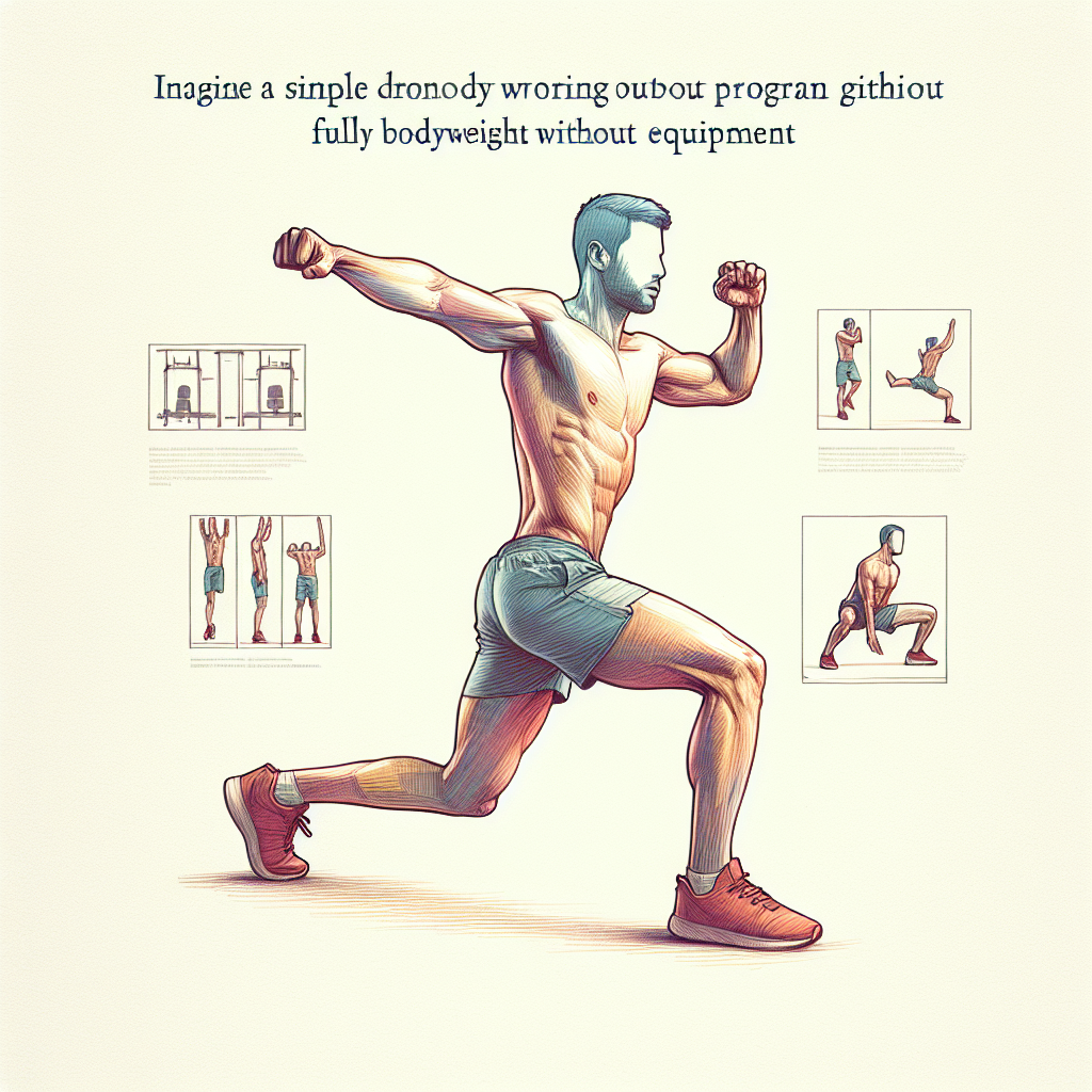 Colored-pencil illustration representing the topic: Fitness Programs