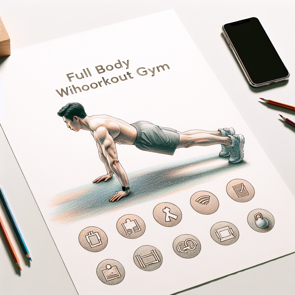 Colored-pencil illustration representing the topic: Fitness