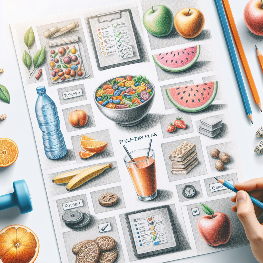 Colored-pencil illustration representing the topic: Weight Loss