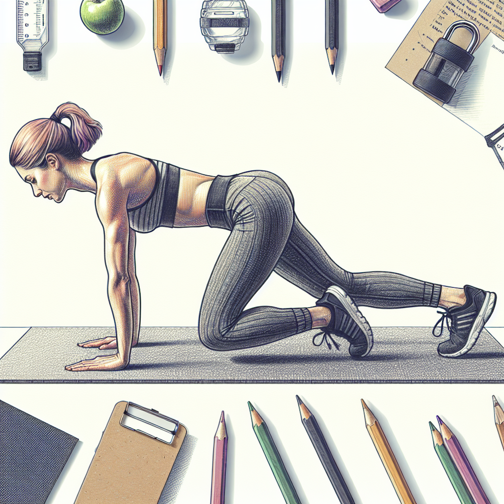 Colored-pencil illustration representing the topic: Fitness and Wellness