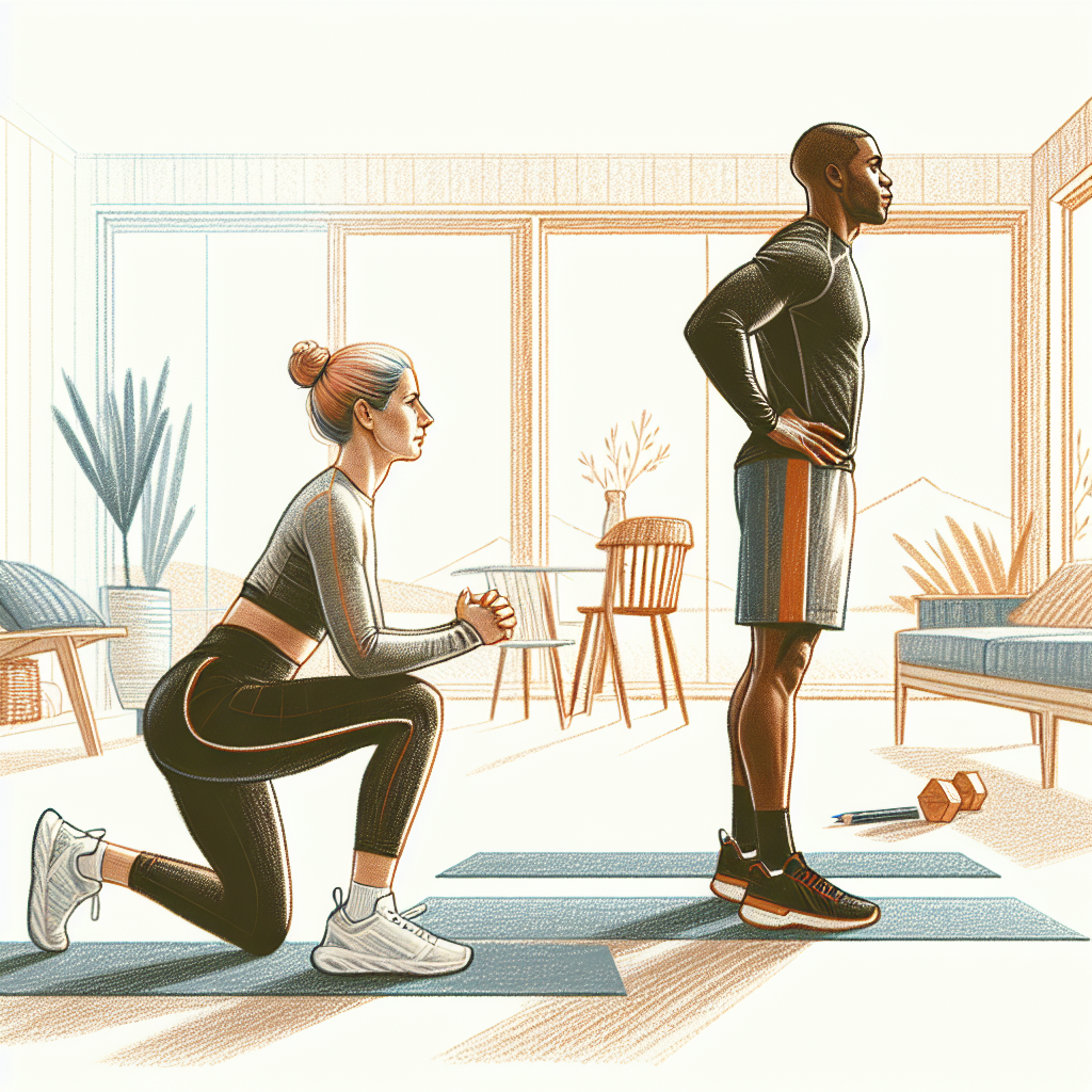 Colored-pencil illustration representing the topic: Fitness Guidelines