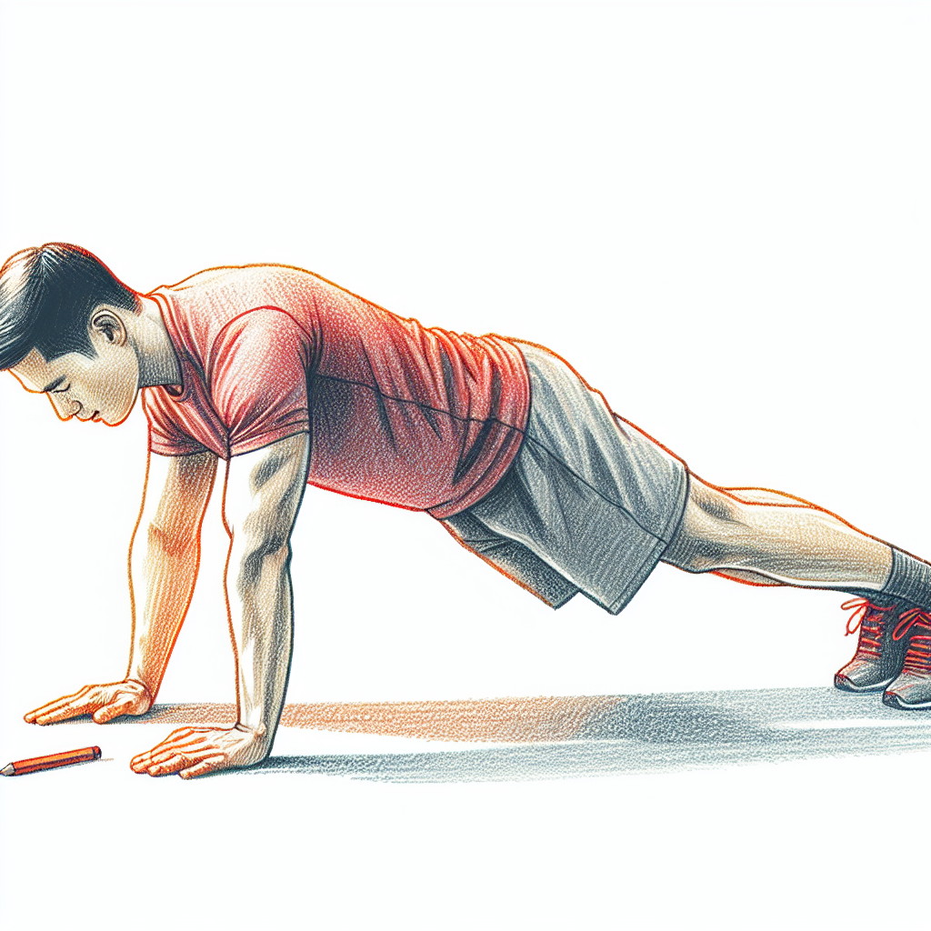 Colored-pencil illustration representing the topic: Fitness and Health