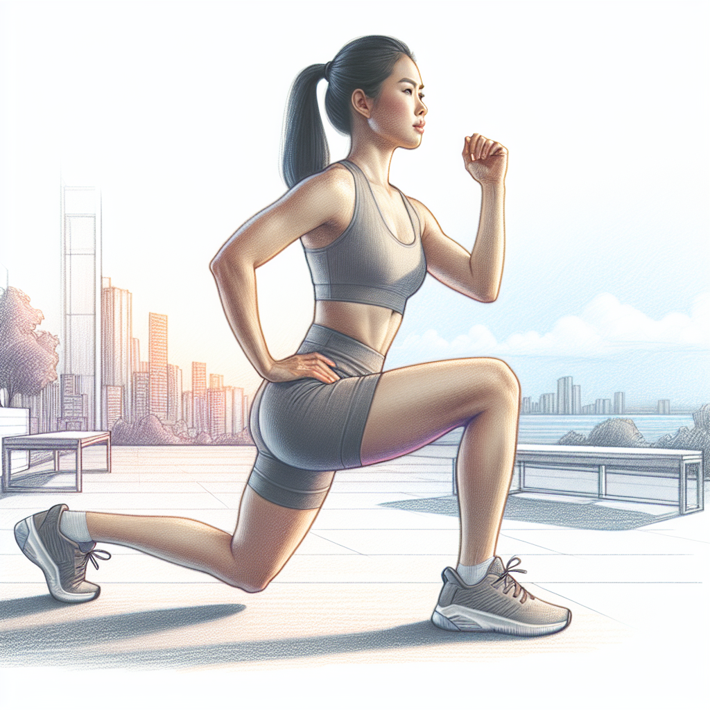 Colored-pencil illustration representing the topic: Fitness Training