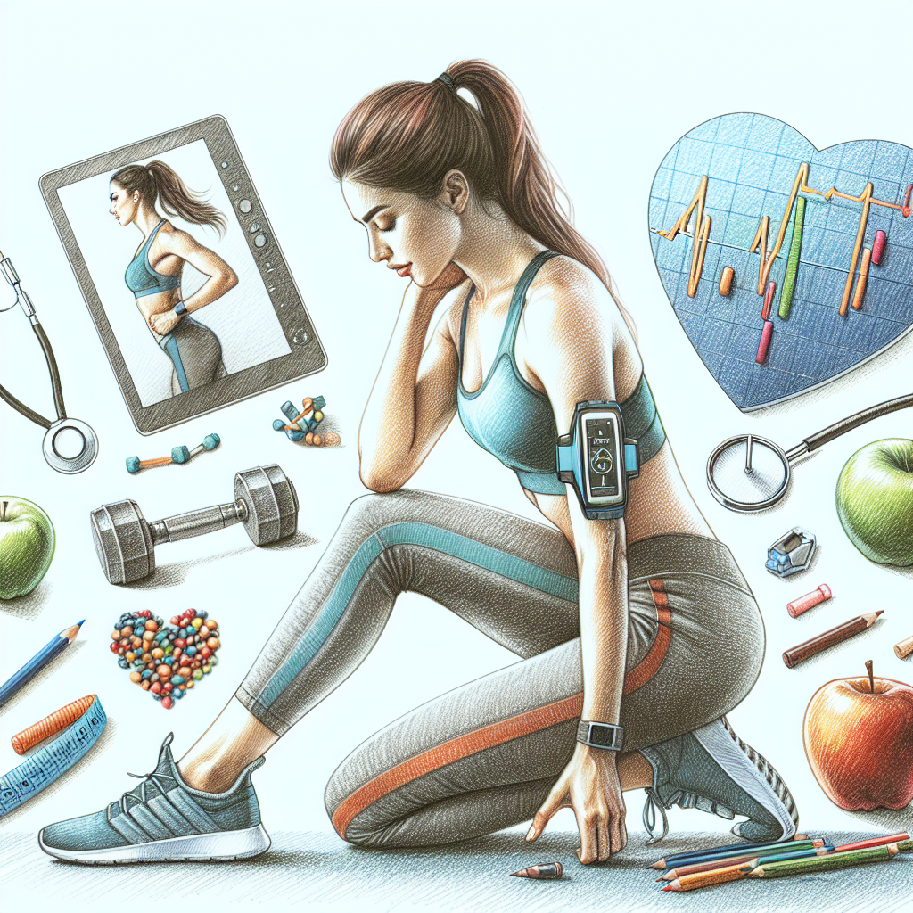 Colored-pencil illustration representing the topic: Fitness and Exercise
