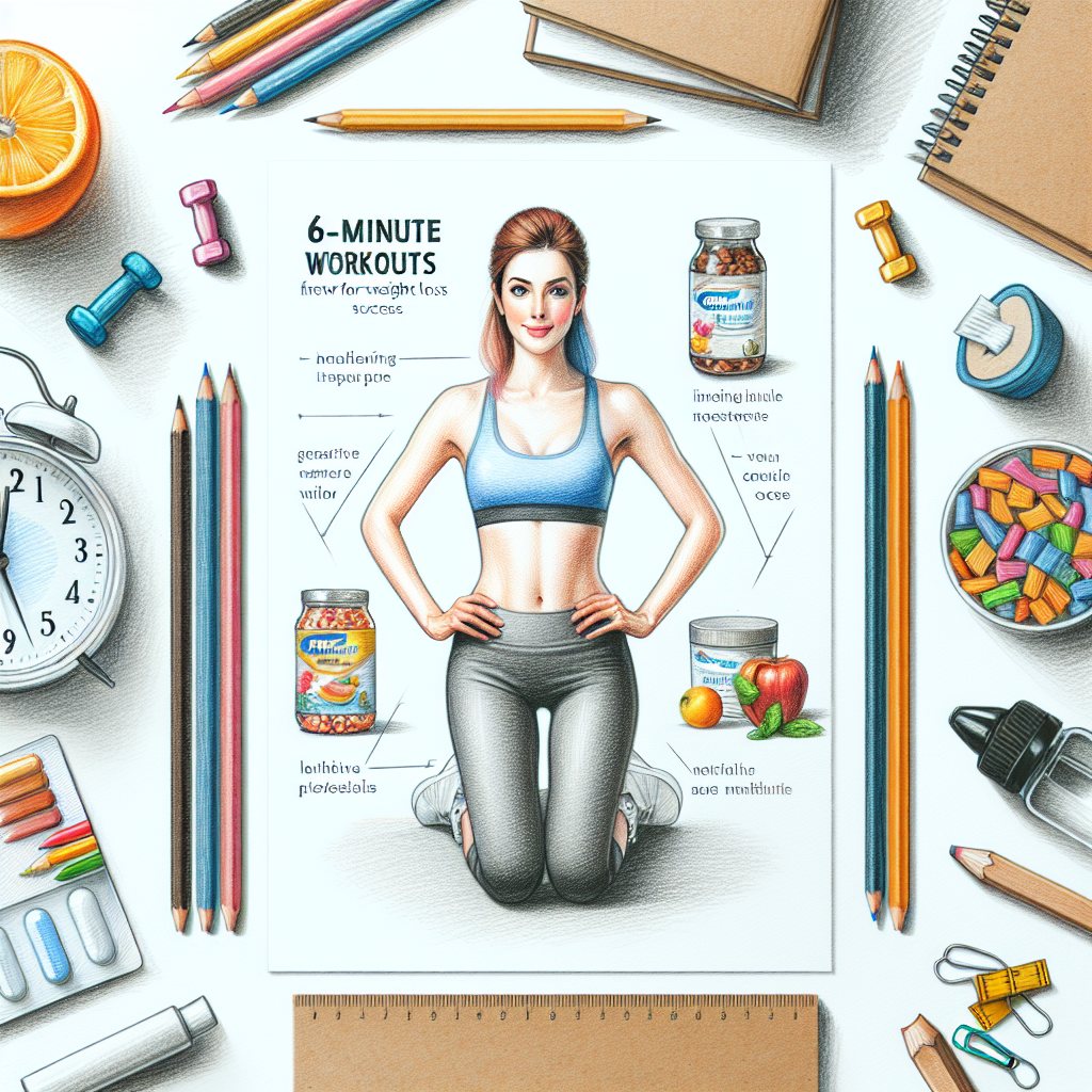 Colored-pencil illustration representing the topic: Weight Loss