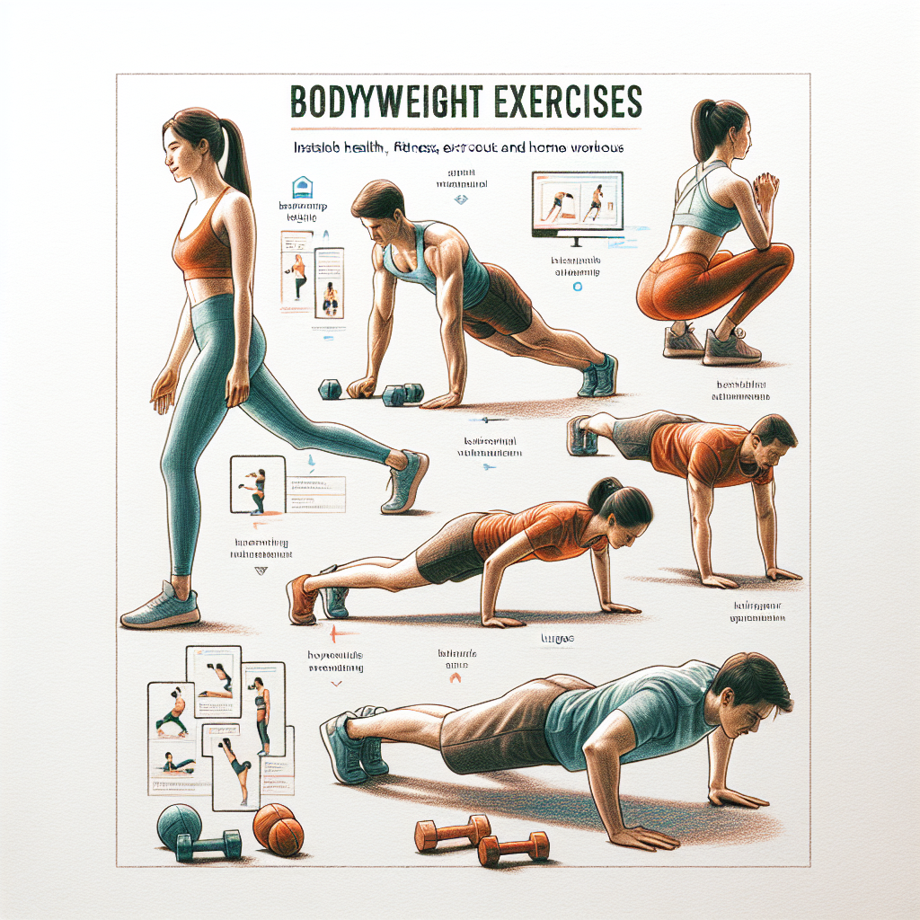 Colored-pencil illustration representing the topic: Fitness
