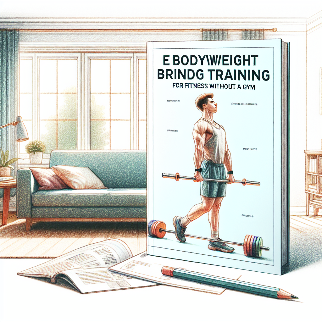 Colored-pencil illustration representing the topic: Fitness Training