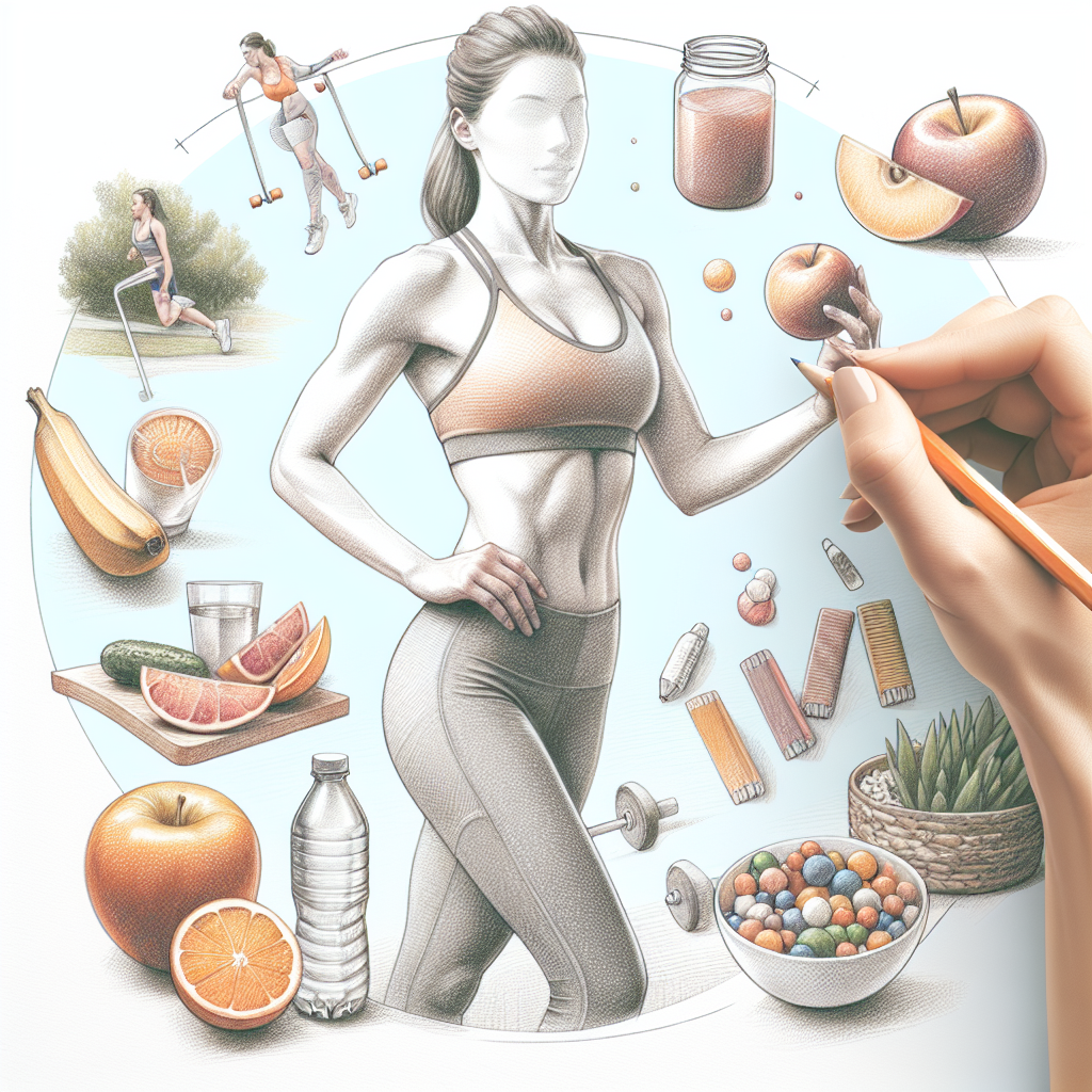 Colored-pencil illustration representing the topic: Weight Loss