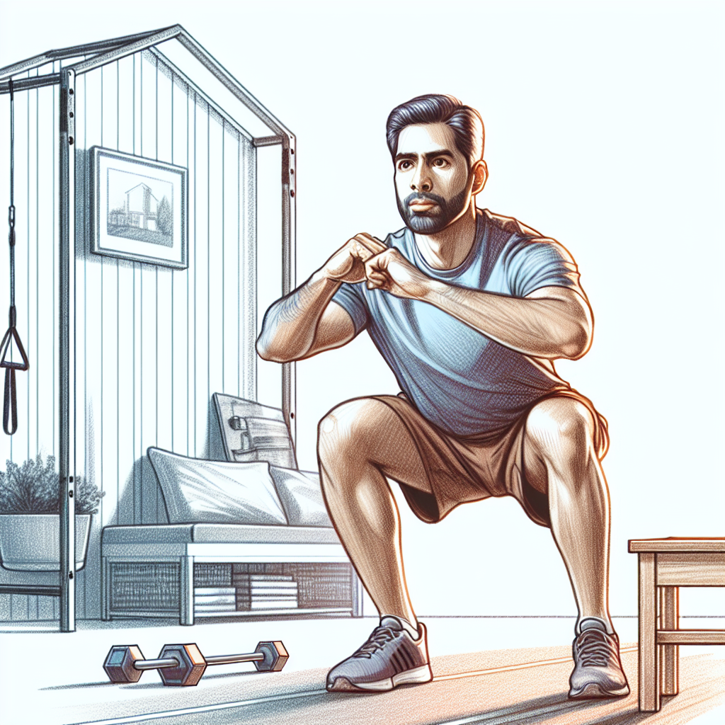 Colored-pencil illustration representing the topic: Fitness