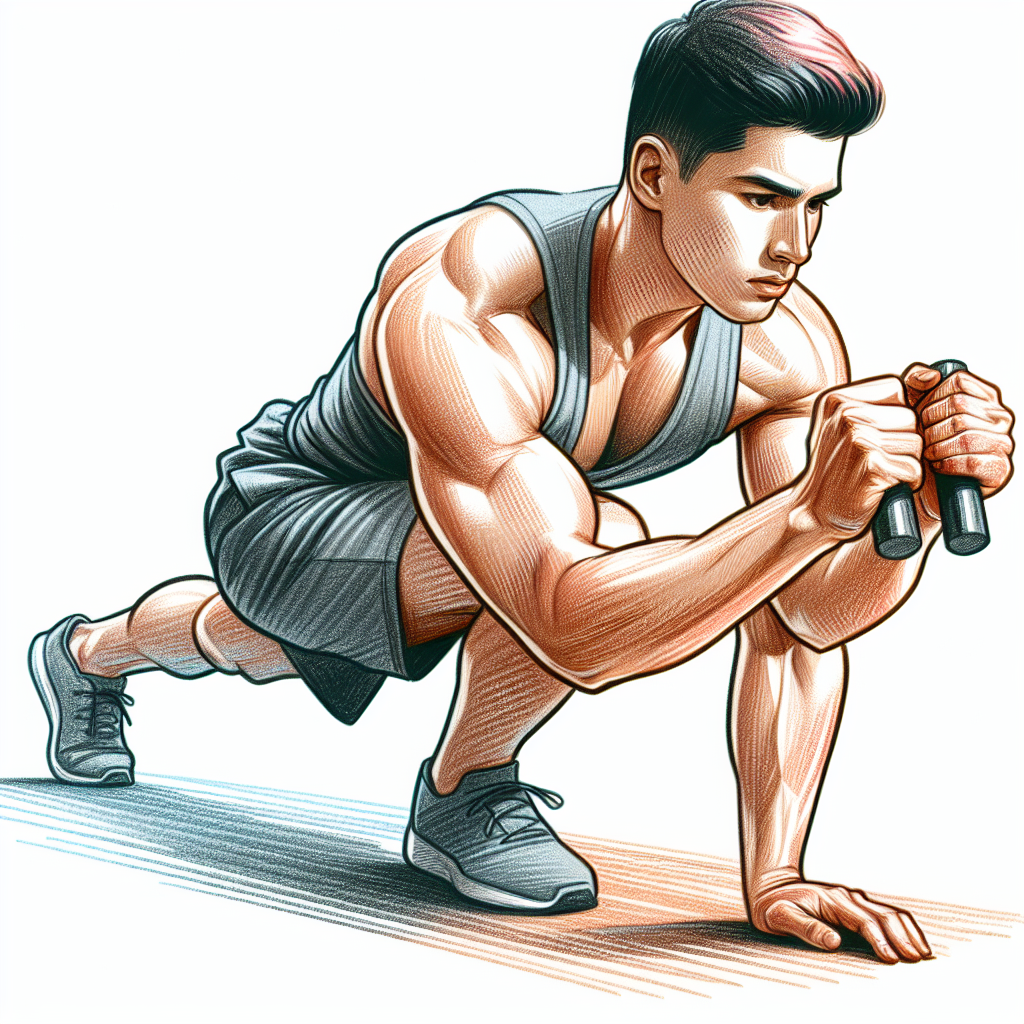 Colored-pencil illustration representing the topic: Fitness
