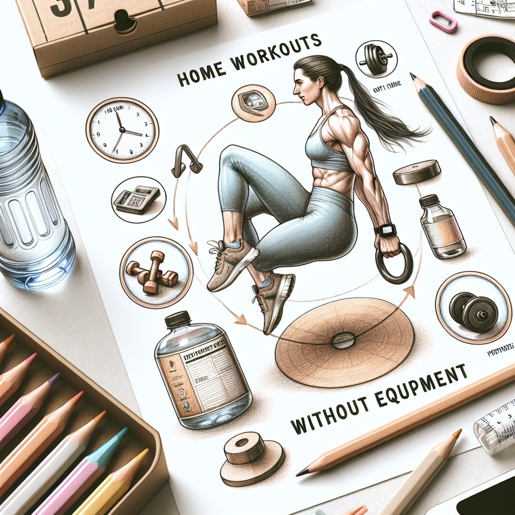 Colored-pencil illustration representing the topic: Fitness and Exercise