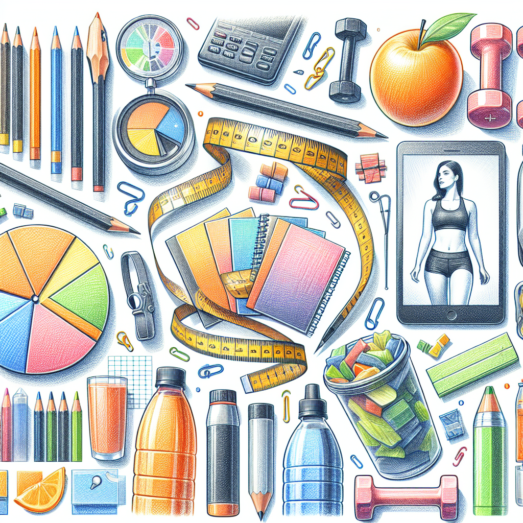 Colored-pencil illustration representing the topic: Fitness and Health