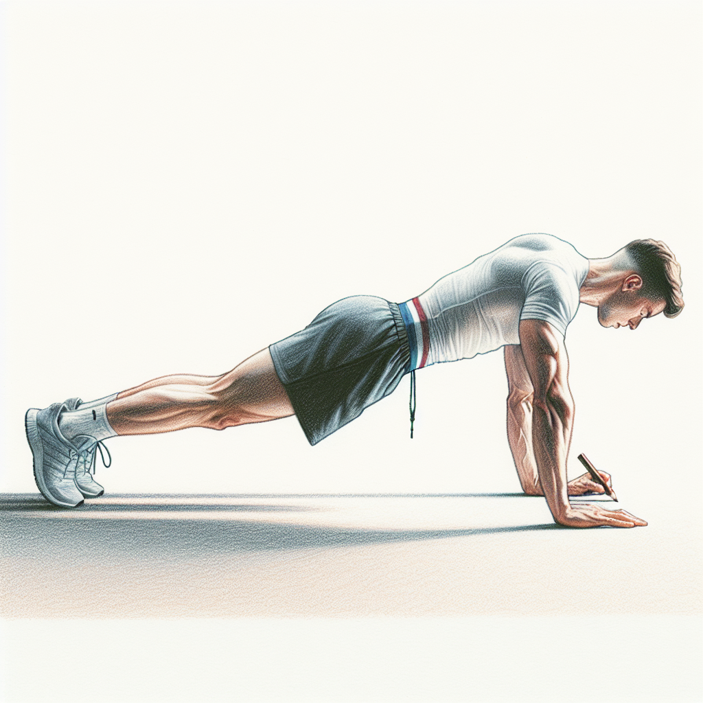 Colored-pencil illustration representing the topic: Fitness and Exercise