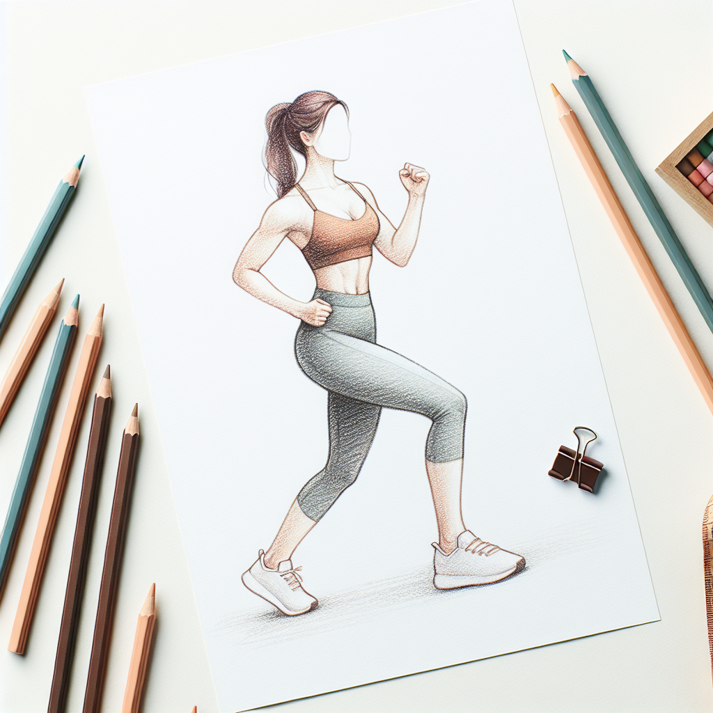 Colored-pencil illustration representing the topic: Weight Loss