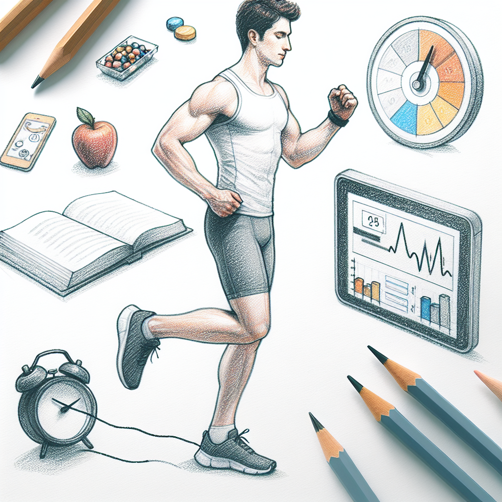 Colored-pencil illustration representing the topic: Weight Management
