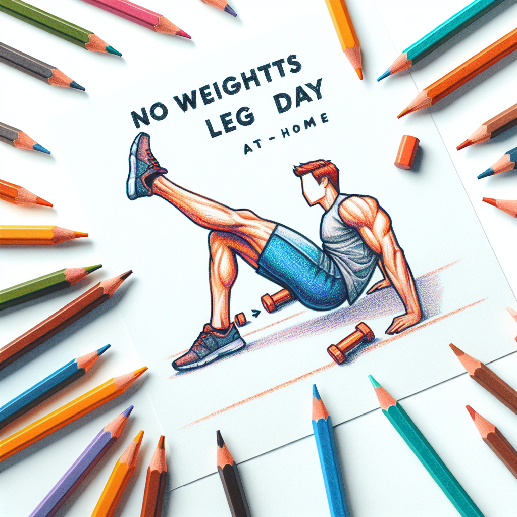 Colored-pencil illustration representing the topic: Fitness Workouts