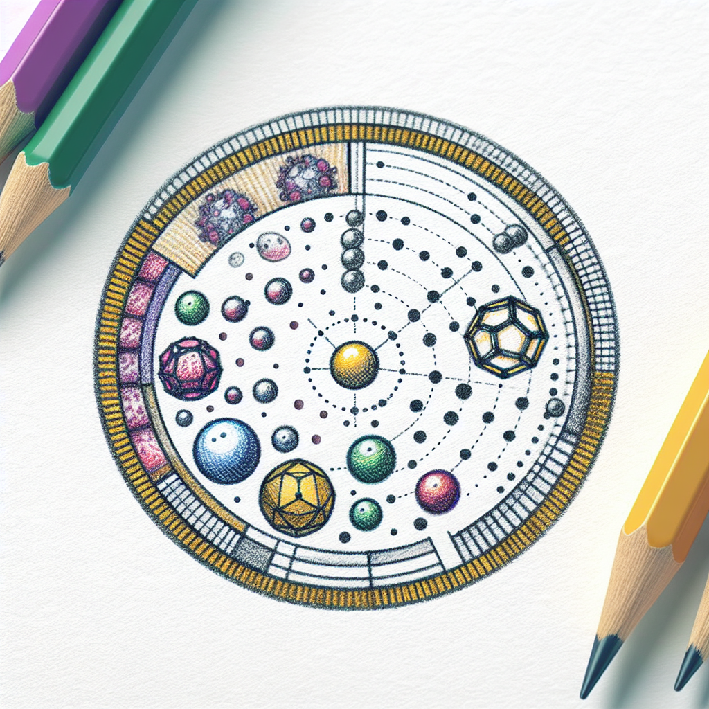 Colored-pencil illustration representing the topic: Fitness