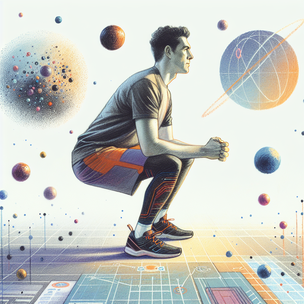 Colored-pencil illustration representing the topic: Fitness Training