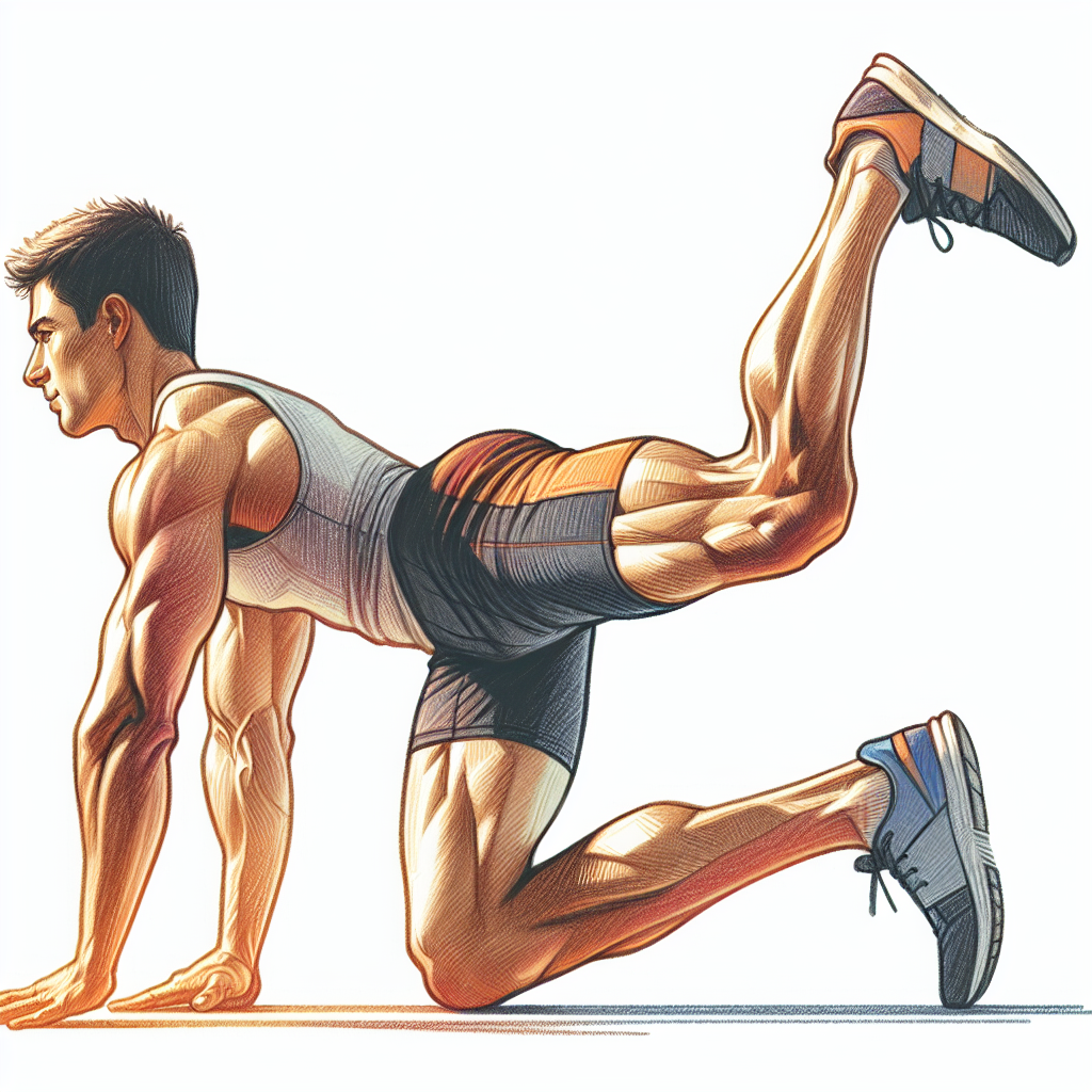 Colored-pencil illustration representing the topic: Fitness Training