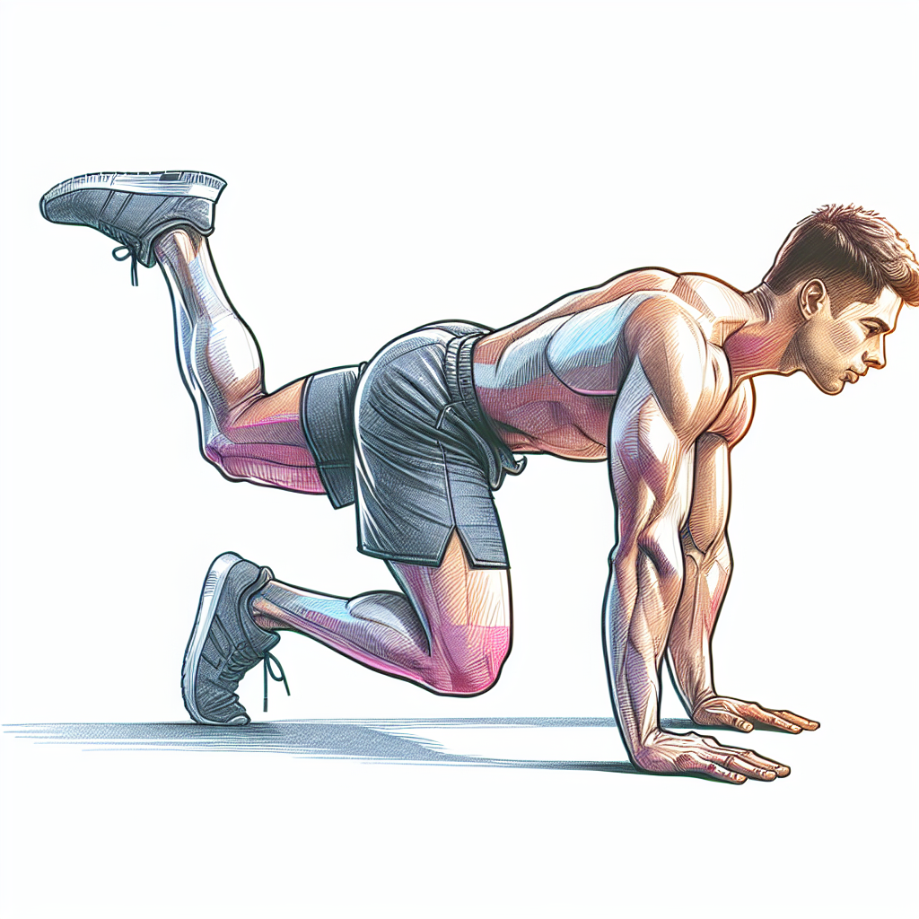 Colored-pencil illustration representing the topic: Fitness Training