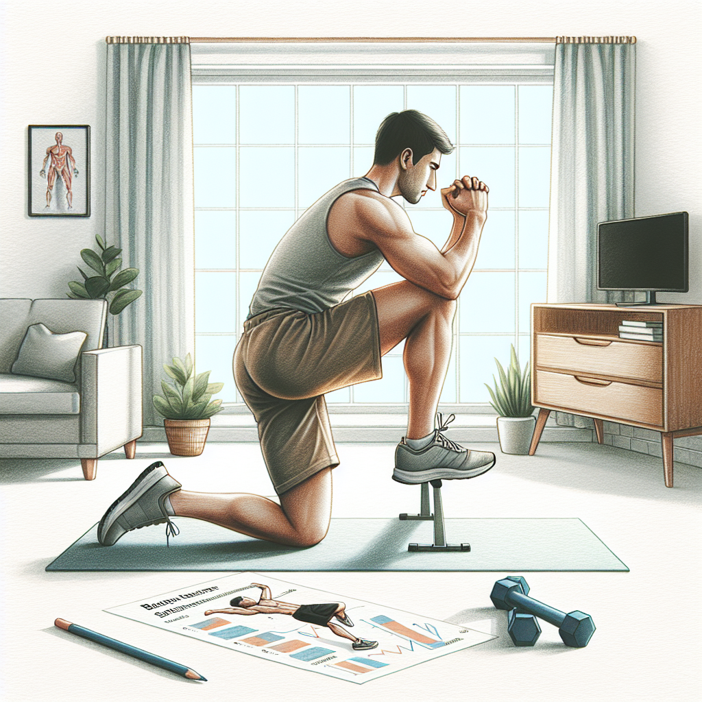 Colored-pencil illustration representing the topic: Fitness Training