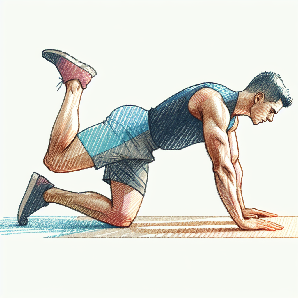 Colored-pencil illustration representing the topic: Fitness Training