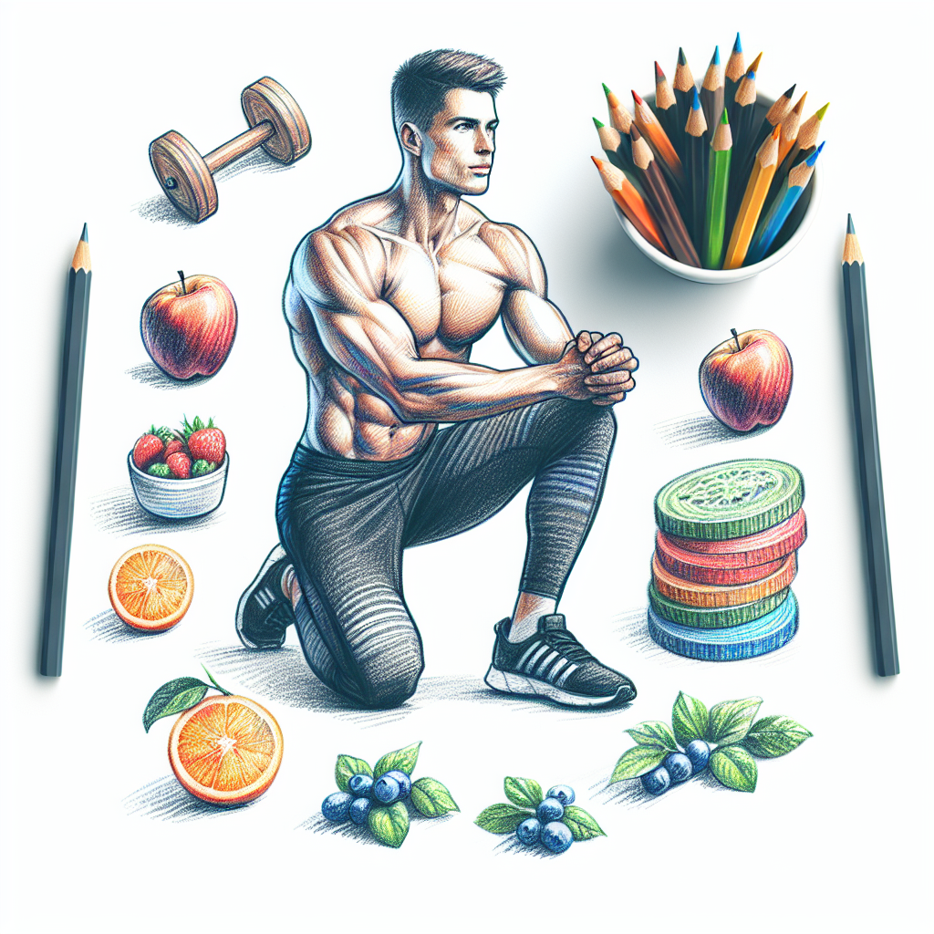 Colored-pencil illustration representing the topic: Weight Loss Strategies