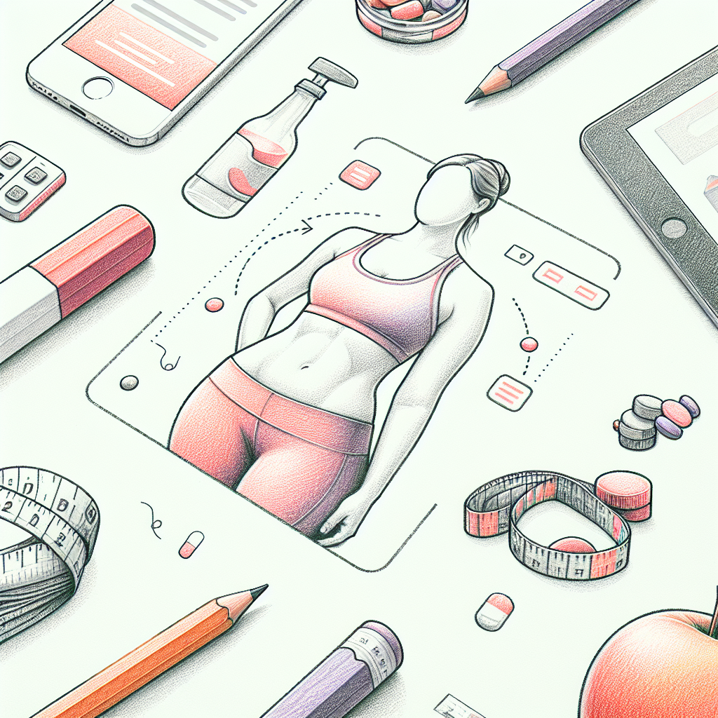 Colored-pencil illustration representing the topic: Health and Fitness