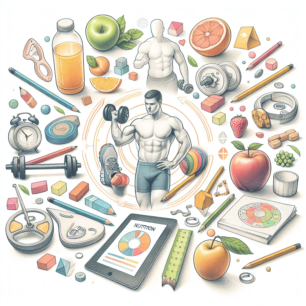 Colored-pencil illustration representing the topic: Weight Loss