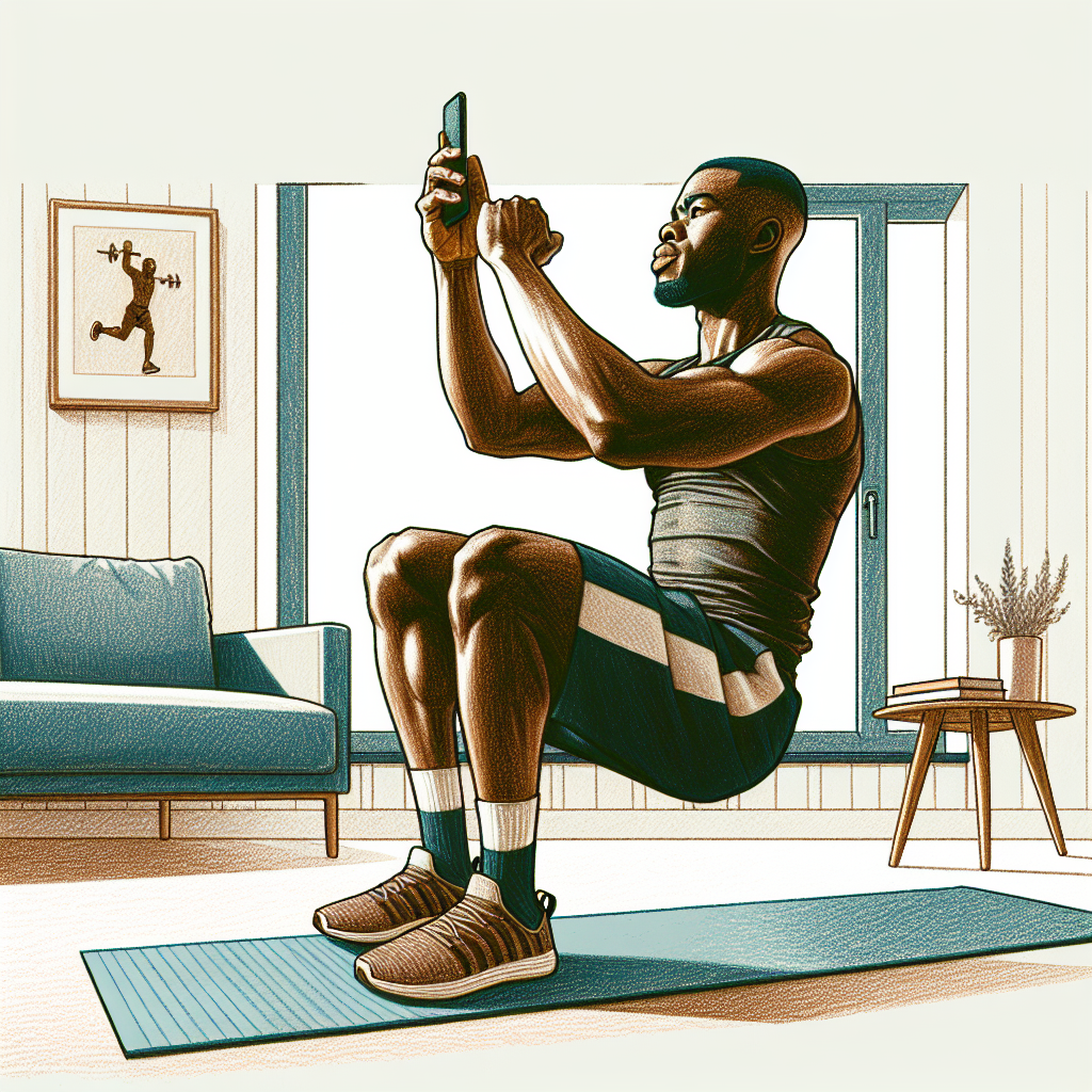 Colored-pencil illustration representing the topic: Fitness