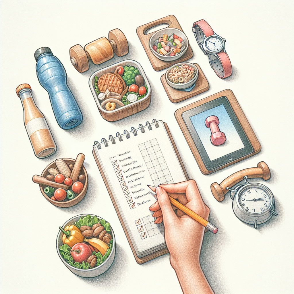 Colored-pencil illustration representing the topic: Weight Loss